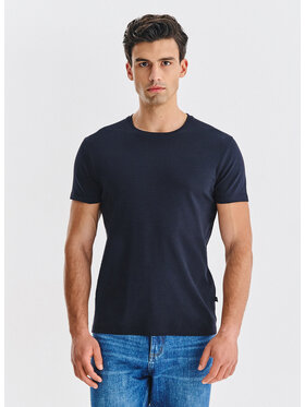 Pako Lorente Pako Lorente T-Shirt P000B-TT-005 Granatowy Regular Fit