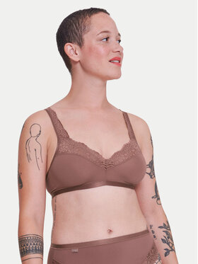 Sloggi Sloggi Reggiseno senza ferretto Romance 10031898 Marrone