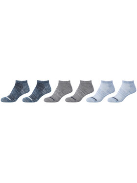 Skechers Skechers Calzini corti da uomo Skechers 6PPK Casual Super Soft Sneaker Socks Multicolore