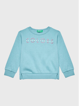 United Colors Of Benetton United Colors Of Benetton Felpa 35TMG105T Blu Regular Fit