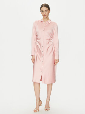 DKNY DKNY Рокля тип риза DD4KTE31 Розов Regular Fit