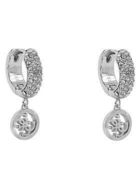 Guess Guess Обици JUBE03 301JW Сребърно родиево покритие