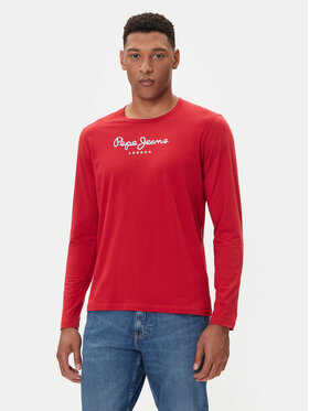 Pepe Jeans Pepe Jeans Longsleeve Eggo Long N PM5010135 Rot Regular Fit