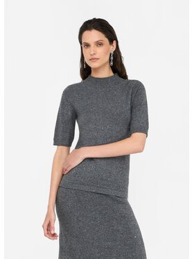 Liu Jo Liu Jo Sweter MF5251MA27R04485 Szary Regular Fit