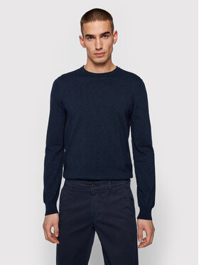Boss Boss Sweter Kabiron 50446540 Granatowy Slim Fit