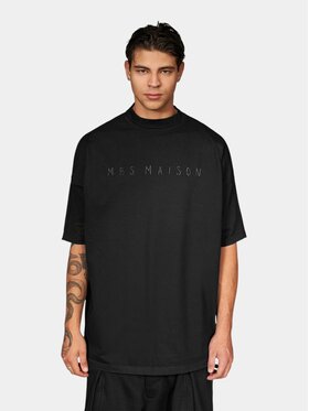 MADE BY SOCIETY MADE BY SOCIETY T-Shirt Private Maison - T17619 Czarny Basic Fit