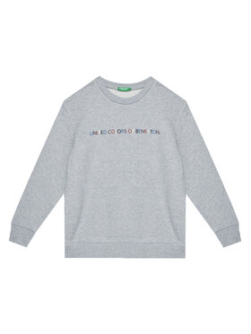 United Colors Of Benetton United Colors Of Benetton Μπλούζα 3J68C10PZ Γκρι Regular Fit