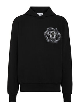 PHILIPP PLEIN PHILIPP PLEIN Mikina 12769 Černá Regular Fit