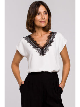 Stylove Stylove Blusa S206 Bianco Regular Fit