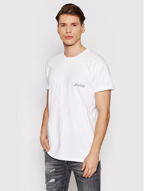 Tigha Tigha T-Shirt Understatement Zander 214 106418 Biały Regular Fit