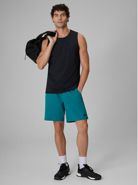 4F 4F Szorty sportowe BASIC+ Turkusowy Regular Fit