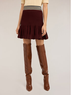 Motivi Motivi Spódnica mini 1665W000685N022 Brązowy Flare Fit