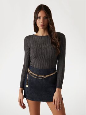 Guess Guess Bluza 170079 Brązowy Classic Fit
