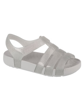 Crocs Crocs Sandali Isabella Glitter Kids Sandal Grigio
