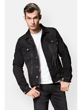 Lancerto Lancerto Kurtka jeansowa Rinus KU113222000002 Czarny Regular Fit