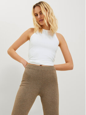 JJXX JJXX Top 12224661 Biały Rib Fit