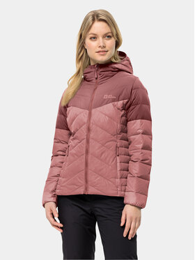 Jack Wolfskin Jack Wolfskin Pūkinė striukė Tundra Down Hoody 1206642 Rožinė Slim Fit