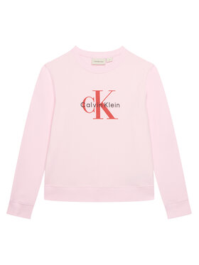 Calvin Klein Jeans Calvin Klein Jeans Bluza Monogram IU0IU00714 Różowy Regular Fit