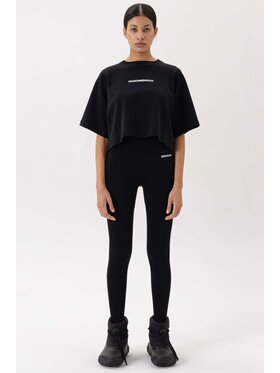 Misaga Misaga T-Shirt CROP T-SHIRT Czarny Regular Fit
