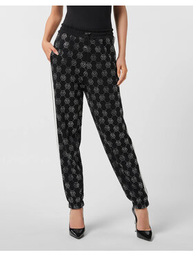 PHILIPP PLEIN PHILIPP PLEIN Teplákové kalhoty 26351 Černá Jogger Fit