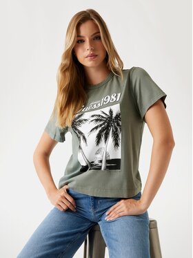 Guess Guess T-Shirt 176713 Szary Classic Fit