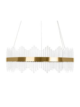 MIAhome MIAhome Lampa wisząca FLORENS 80 złota Złoty