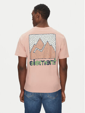 Element Element Marškinėliai ELYZT00496 Rožinė Regular Fit