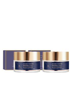 Erthskin London Erthskin London 2 x Wrinkle Fill Snake Venom Moisturiser 50ml Krem na dzień i na noc