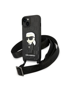 KARL LAGERFELD KARL LAGERFELD Etui na telefon iPhone 14 Plus Czarny