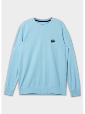 PITBULL PITBULL Longsleeve Pique Rockey Błękitny Regular Fit