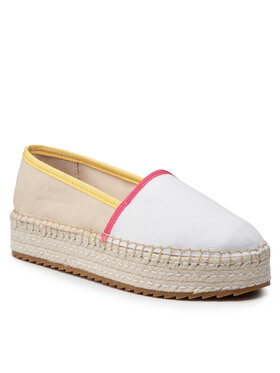 Tommy Jeans Tommy Jeans Espadrilles Flatform Espadrille EN0EN01832 Weiß