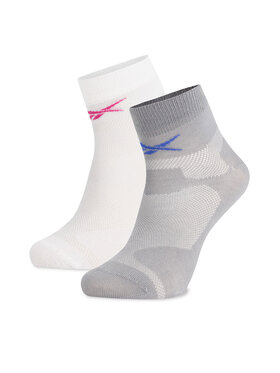 Reebok Reebok Набір 2 пар низьких шкарпеток unisex R0403-SS24 (2-pack) Білий