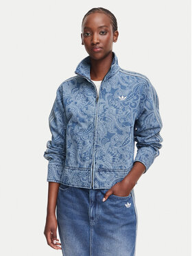 adidas adidas Jeansjacke Liberty London Firebird Denim Tracktop KR6674 Blau Regular Fit