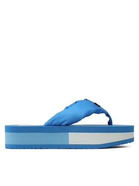 Tommy Jeans Tommy Jeans Flip-flops Webbing Mid Beach Sndl Nw Strip EN0EN02114 Kék
