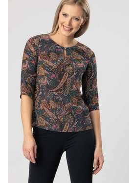 QUIOSQUE QUIOSQUE Bluzka 2KI002956 Zielony Regular Fit