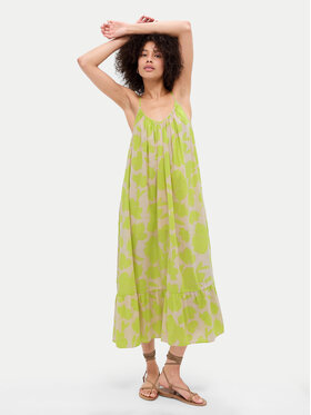 Gap Gap Φόρεμα καλοκαιρινό 670217-03 Πράσινο Loose Fit