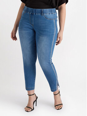 Fiorella Rubino Fiorella Rubino Jeansy P595T004872N024 Niebieski Skin Fit