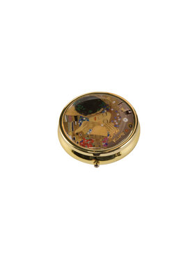 Goebel Goebel Pudełko na leki Klimt - Pocałunek Złoty