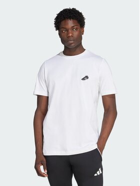 adidas adidas Koszulka techniczna 151777 Biały Regular Fit