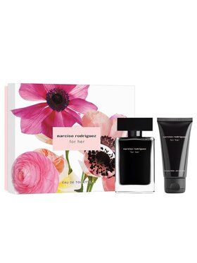 Narciso Rodriguez Narciso Rodriguez For Her zestaw woda toaletowa spray 50ml + balsam do ciała 50ml Zestaw zapachowy
