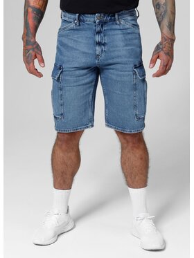 PITBULL PITBULL Szorty jeansowe Classic Wash Deerhorn Niebieski Regular Fit