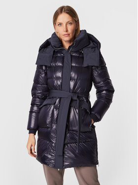 Diego M Diego M Geacă din puf 22IM-R432 Bleumarin Slim Fit