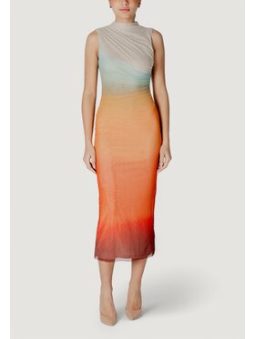 Desigual Desigual Vestito VEST_SAHARA Arancione Long Fit