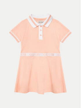 Guess Guess Ежедневна рокля K5RK12 K7O64 Оранжев Regular Fit