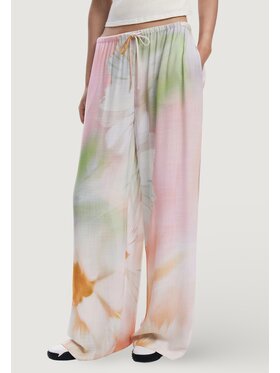 Desigual Desigual Παντελόνι Palazzo PANT PETER Ροζ Egg Fit
