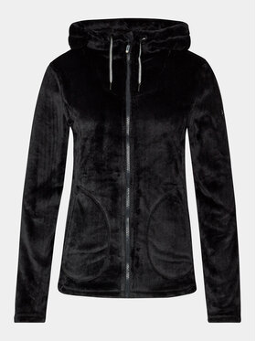 Roxy Roxy Fleecová mikina Tundra Fleece Otlr ERJFT04715 Čierna Regular Fit
