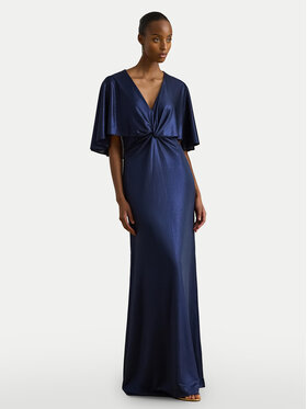 LAUREN RALPH LAUREN LAUREN RALPH LAUREN Večerna obleka 253P04061003 Mornarsko modra Regular Fit