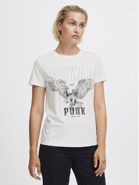 ICHI ICHI T-shirt 20120143 Bijela Regular Fit