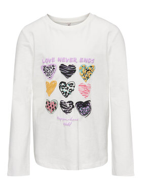 Kids ONLY Kids ONLY Blúzka Hollie 15275495 Biela Regular Fit