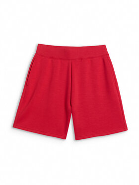 4F 4F Szorty sportowe STREFA KIBICA Czerwony Regular Fit
